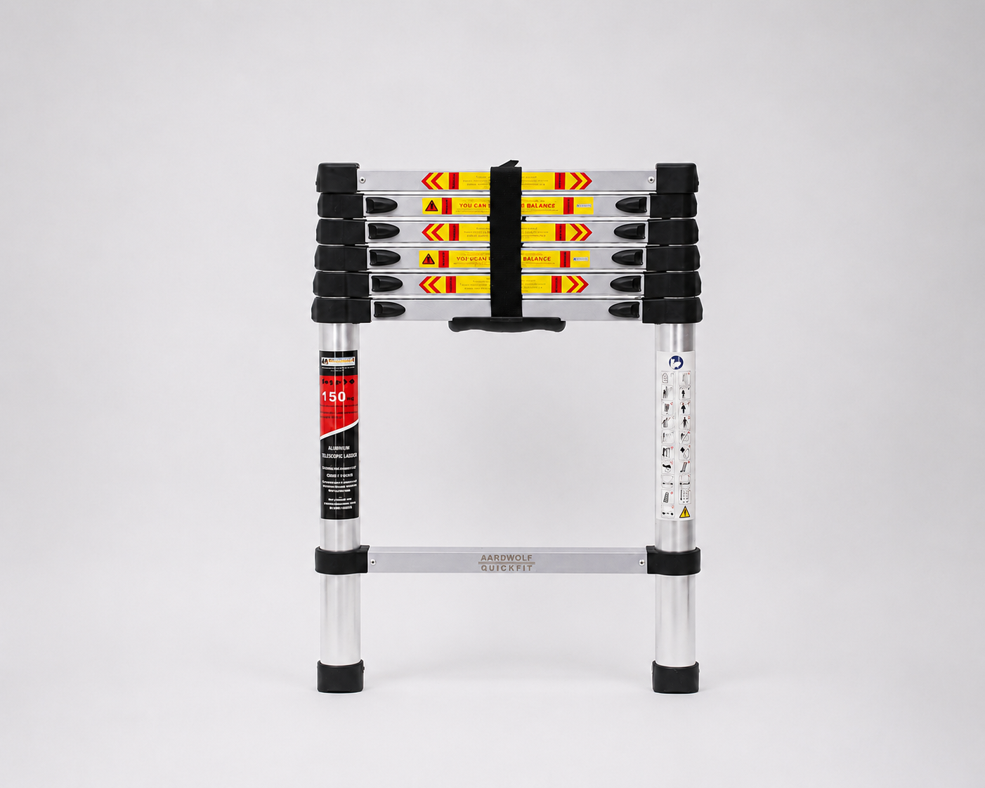 Telescopic ladder 6.5 ft folded ##6.5 feet