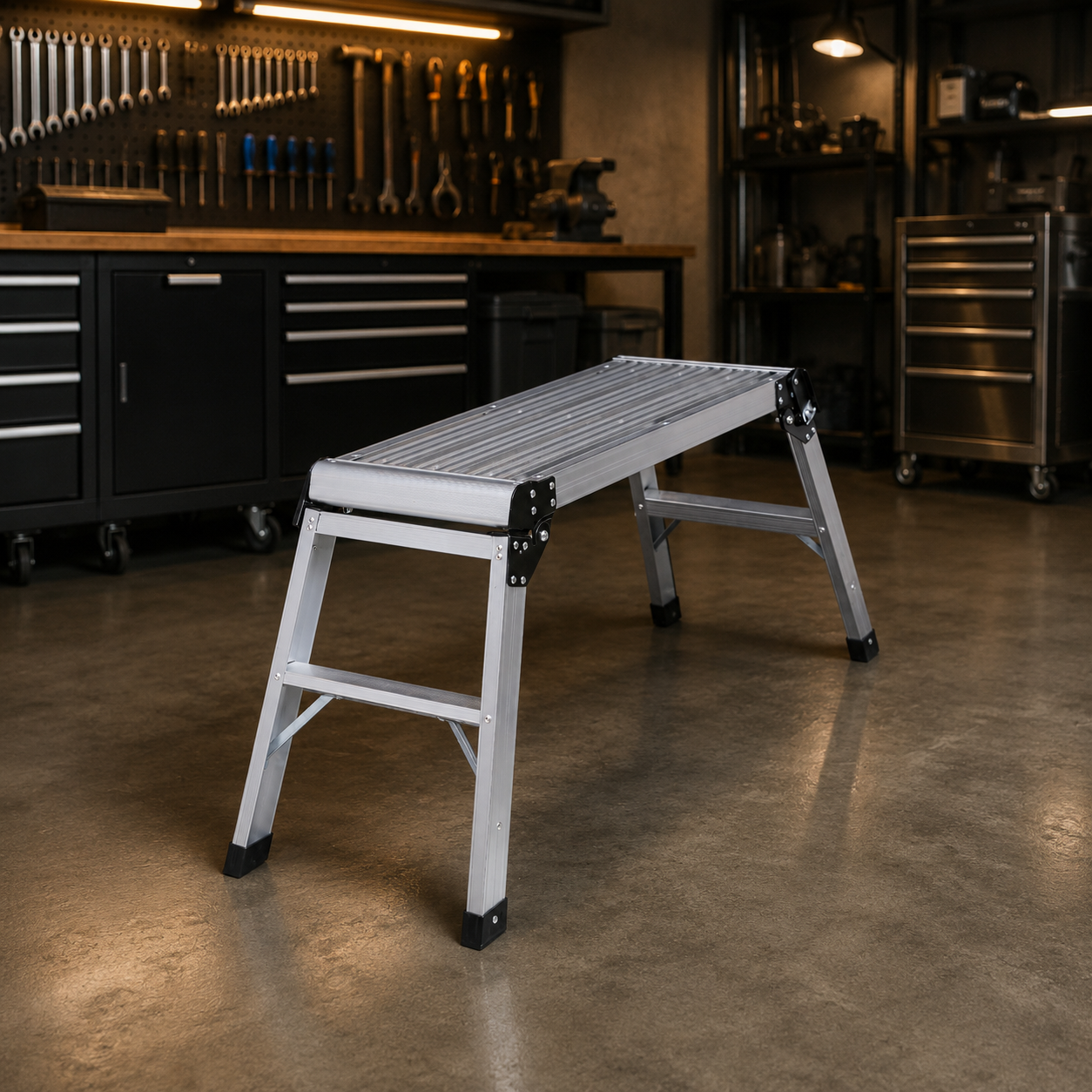 Aluminum Folding Stool Ladder